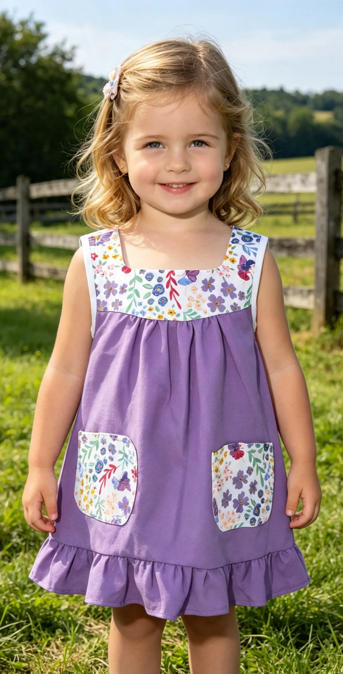 Eliza lilac fairy dress