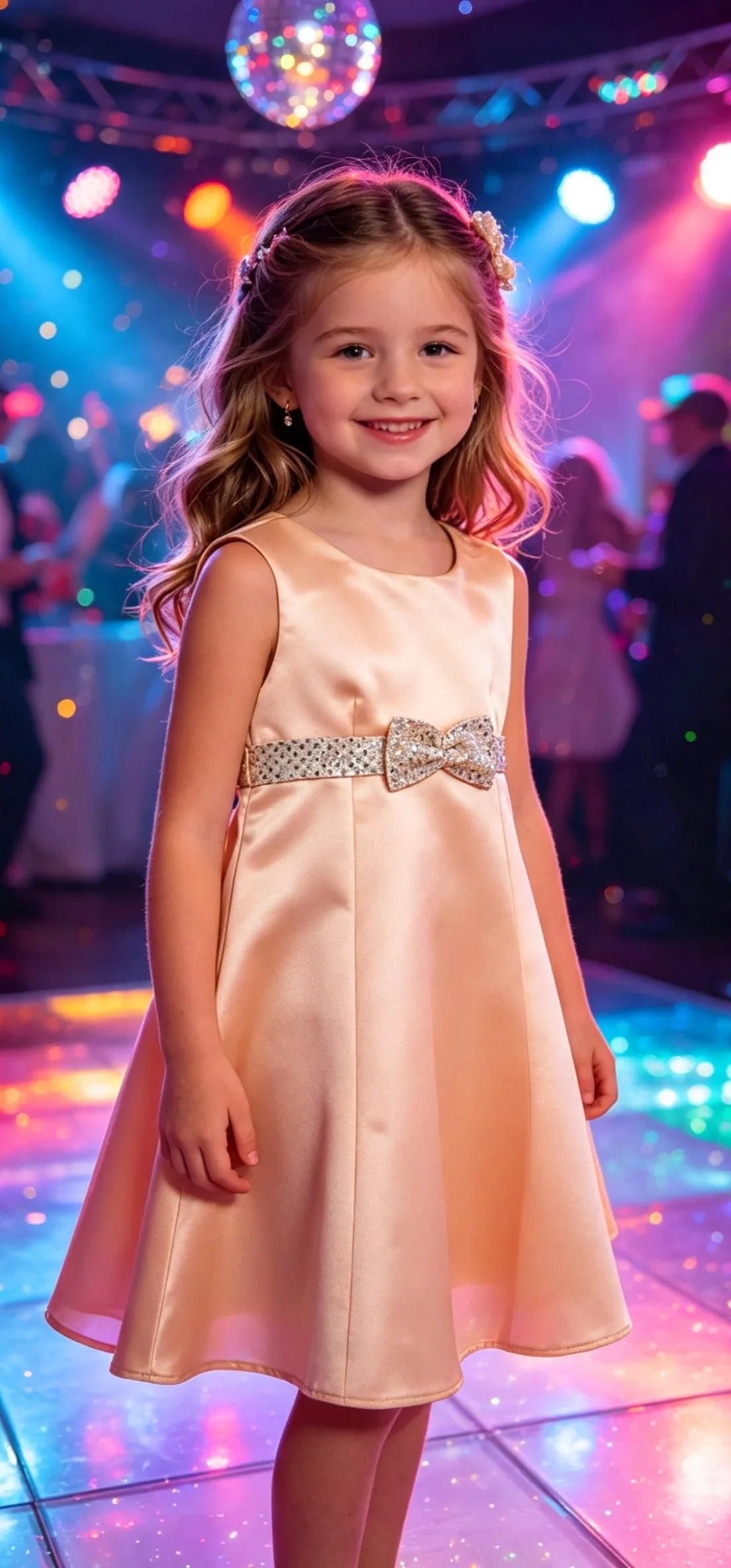 Georgia gold satin dress